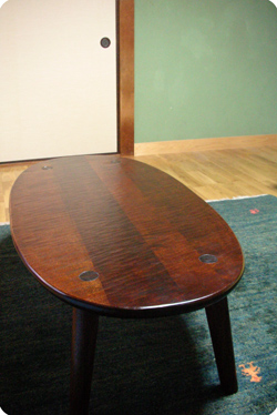 楕円ティーテーブル